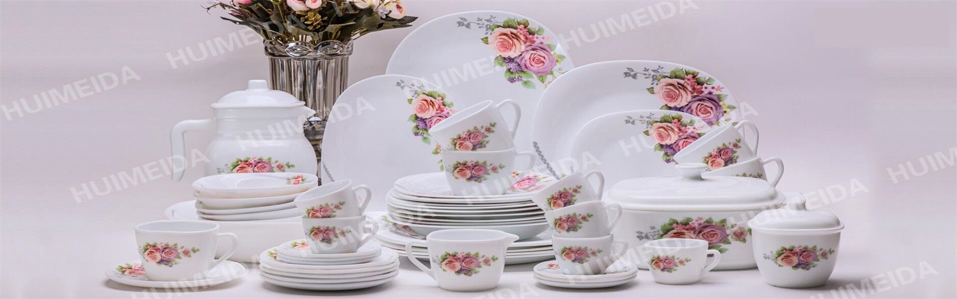 opal glass,glassware,dinner set,XIANNING HUIMEIDA INDUSTRY&TRADE CO.,LTD