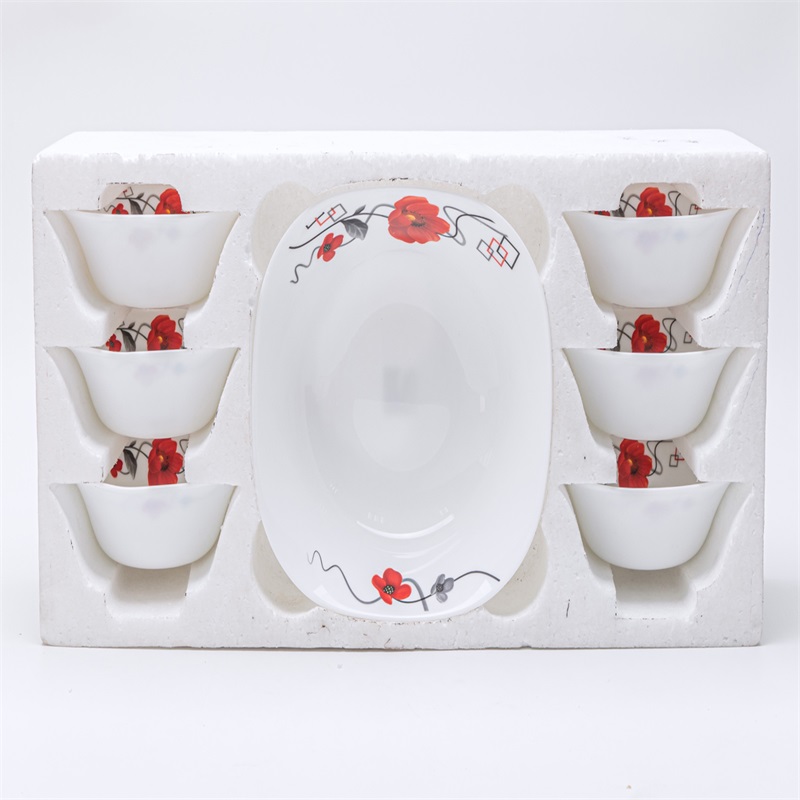 7F &  Dinner Set Heat Resistant Opal Glassware