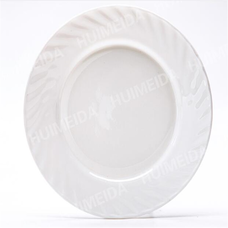 opal glass glassware dinner set -  HP  Flat plate